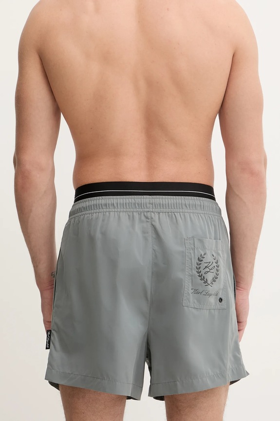 Abbigliamento Karl Lagerfeld pantaloncini da bagno HOTEL KARL B1M46009 verde