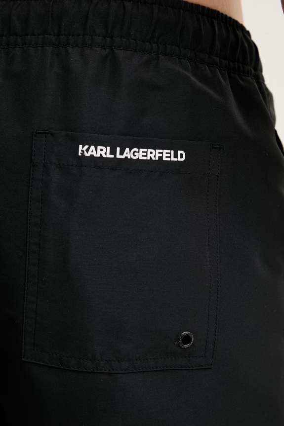 Karl Lagerfeld plavecké šortky pánske KAMEO B1M46011 čierna