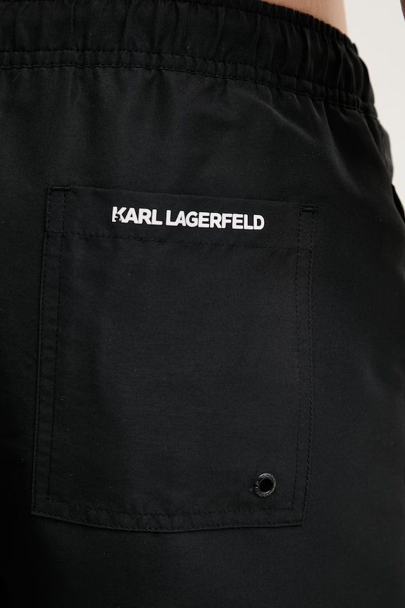Karl Lagerfeld plavecké šortky pánske KAMEO B1M46011 čierna