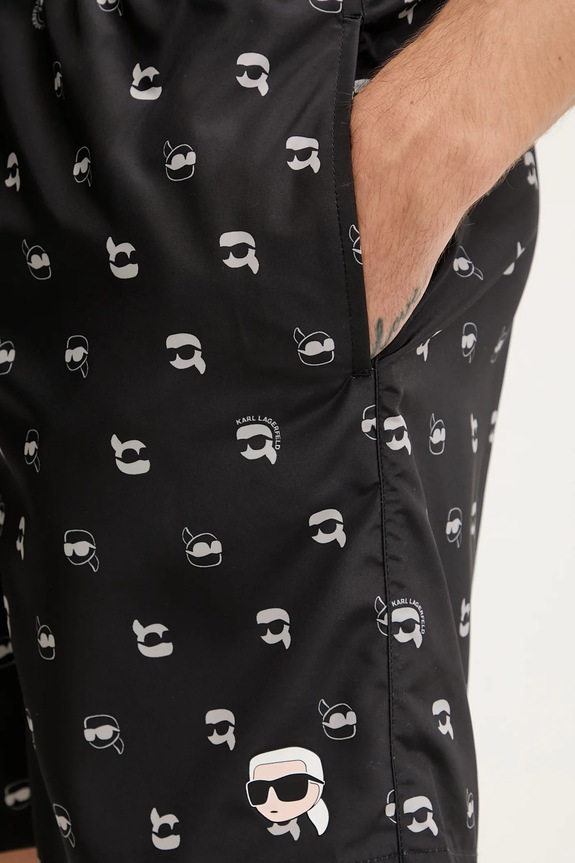 Купальні шорти Karl Lagerfeld IKON чорний A3M46007