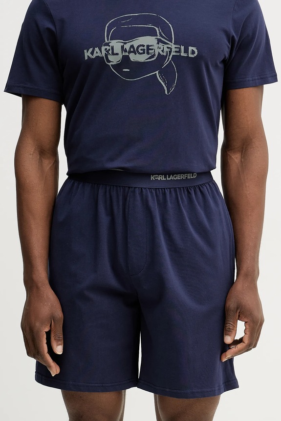 Abbigliamento Karl Lagerfeld pigiama IKON B1M45005 blu navy