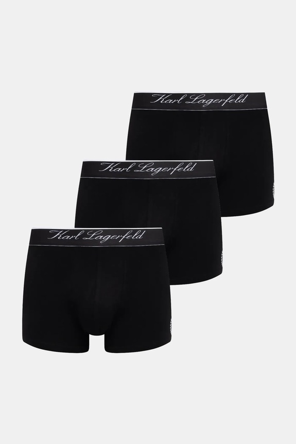 Karl Lagerfeld bokserki HOTEL KARL 3-pack nadruk czarny B1M47009