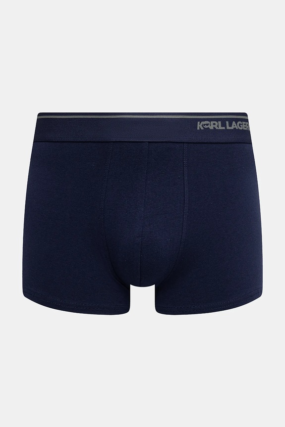 Karl Lagerfeld μποξεράκι Ανδρικό βαμβακερό με ελαστάν IKON 3-pack σκούρο μπλε B1M47022