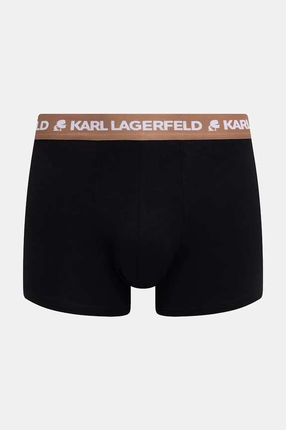 Boxerky Karl Lagerfeld LOGO TRUNK 5-pak B1M47030 čierna SS26