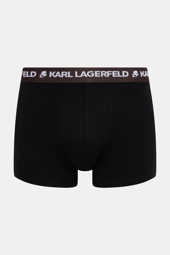 Oblečenie Boxerky Karl Lagerfeld LOGO TRUNK 5-pak B1M47030 čierna