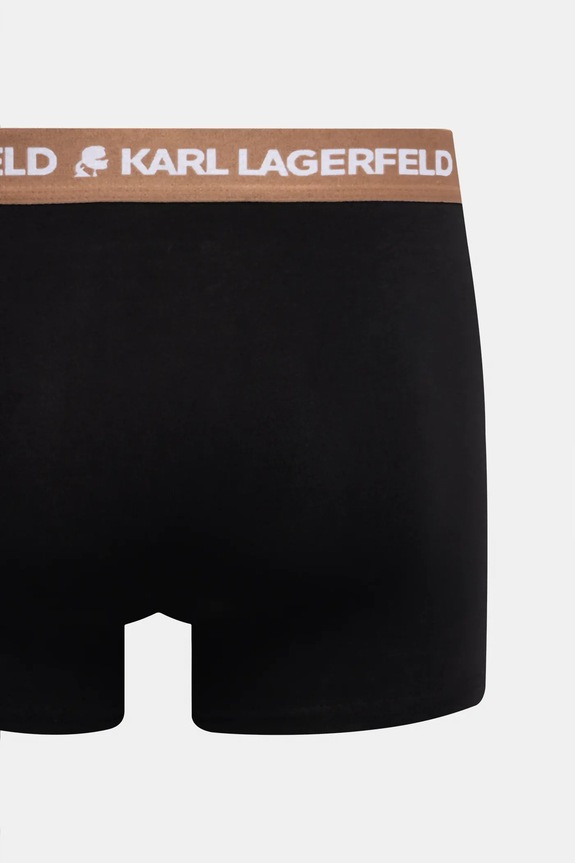 Boxerky Karl Lagerfeld LOGO TRUNK 5-pak B1M47030 čierna