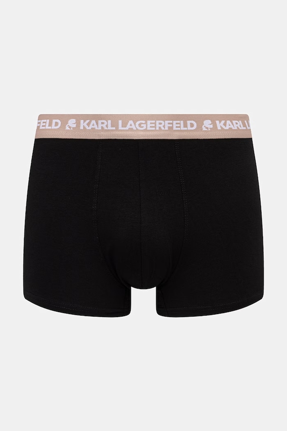 Odjeća Karl Lagerfeld uske bokserice za muškarce od pamuka s elastanom LOGO TRUNK 5-pack B1M47030 crna
