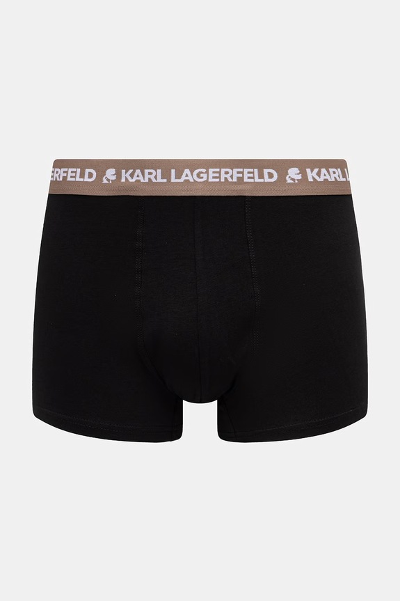Odjeća Karl Lagerfeld uske bokserice za muškarce od pamuka s elastanom LOGO TRUNK 5-pack B1M47030 crna