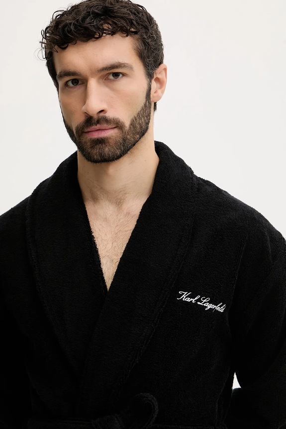 Îmbrăcăminte Karl Lagerfeld halat HOTEL KARL B1M45016 negru