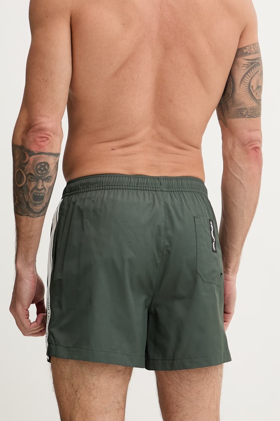 Îmbrăcăminte Karl Lagerfeld pantaloni scurți de baie pentru bărbați A3M46002 verde