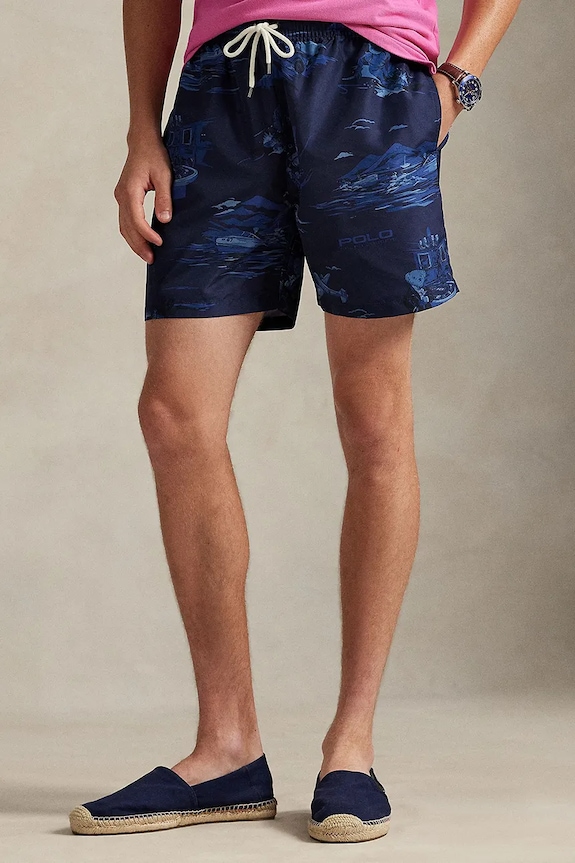 Kopalne kratke hlače Polo Ralph Lauren modra 710P04438