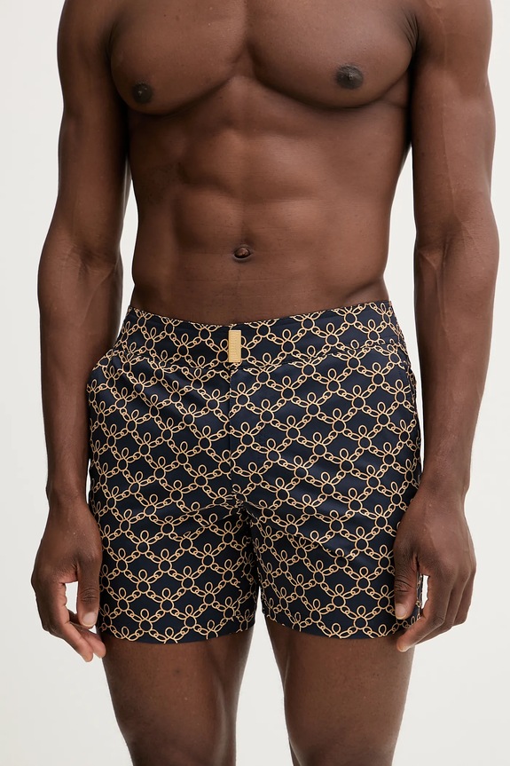 Vilebrequin pantaloni scurți de baie MENISE NISDF124 negru SS26
