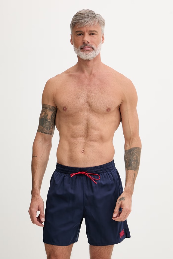 Diesel pantaloni scurți de baie pentru bărbați SPORT-41-D-CORE bleumarin A20519.0PLCA
