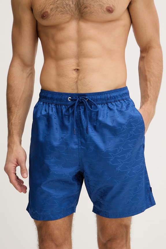 Plavkové šortky Paul&Shark 99315001 tmavomodrá SS26