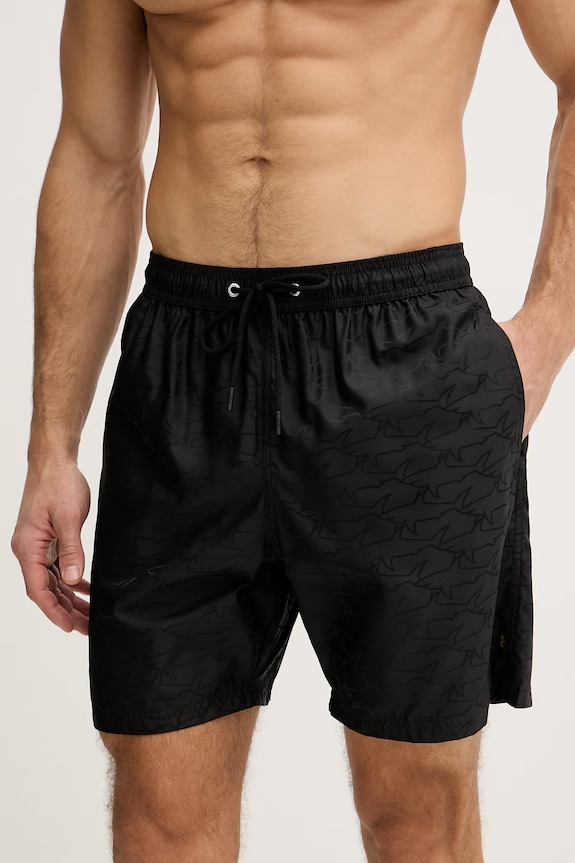 Paul&Shark pantaloni scurți de baie 99315001 negru SS26