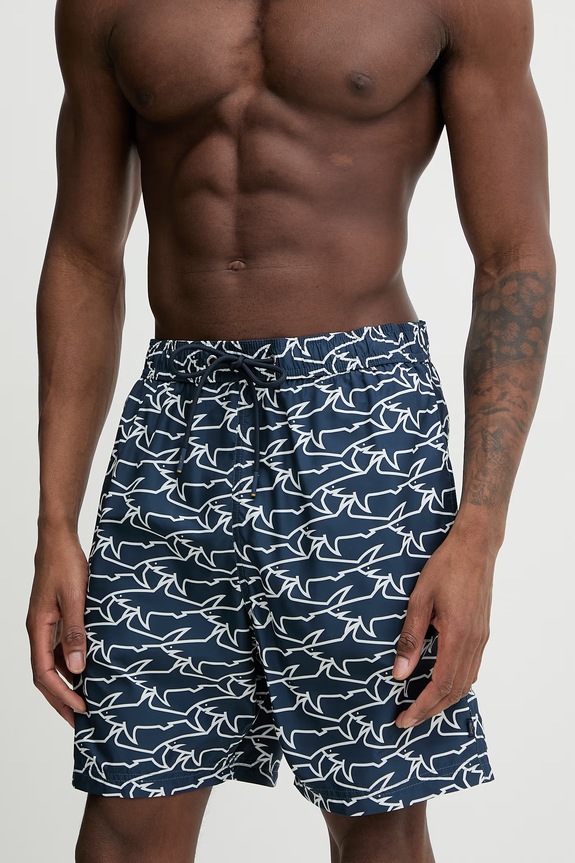 Plavkové šortky Paul&Shark 26415037 námořnická modř SS26