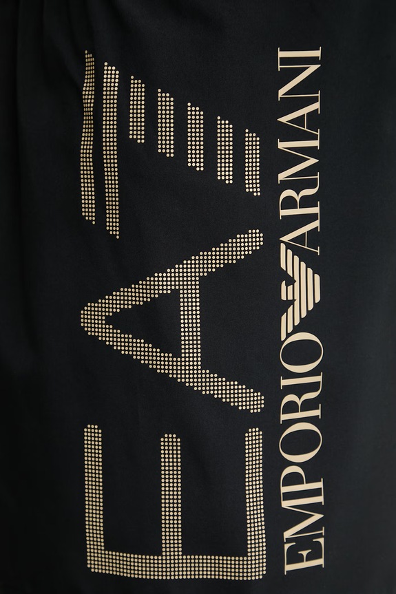 Kopalne kratke hlače EA7 Emporio Armani črna AF14497.7M002001
