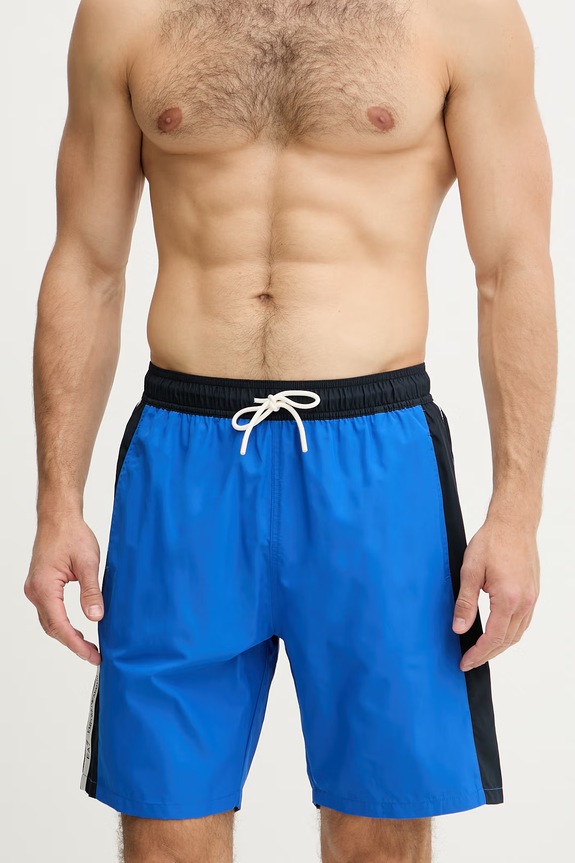EA7 Emporio Armani Kratke kupaće hlače za muškarce AF21070.7M001682 plava SS26