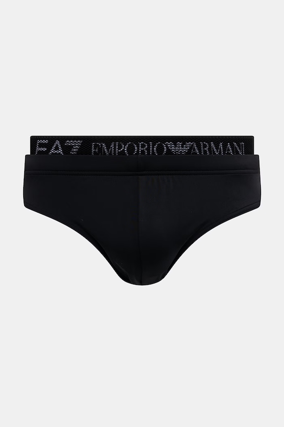 EA7 Emporio Armani plavky pánske čierna AF21074.7M000531