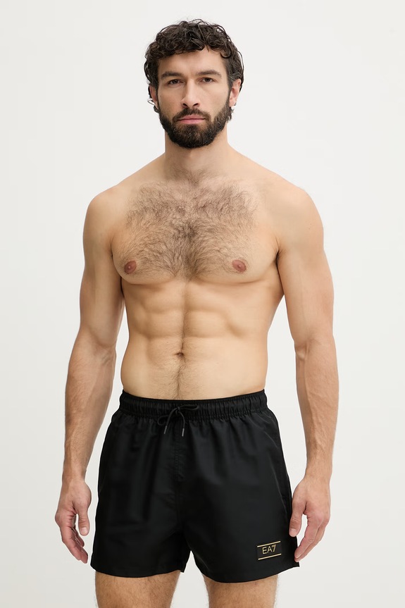EA7 Emporio Armani szorty kąpielowe męskie czarny AF21248.7M001713