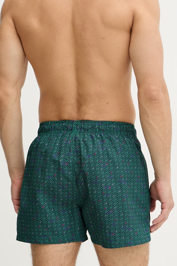 Odjeća EA7 Emporio Armani kratke kupaće hlače za muškarce AF24087.7M002094 zelena