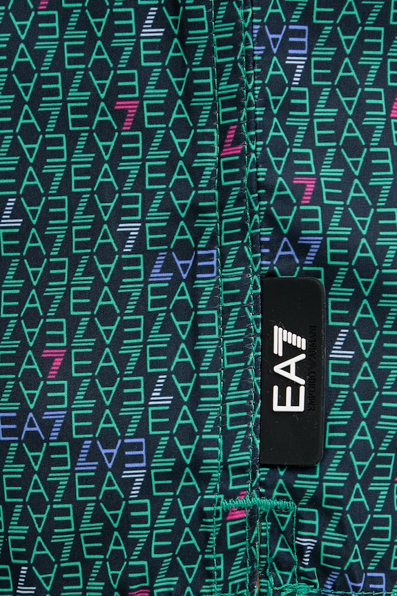 EA7 Emporio Armani kopalne kratke hlače moške zelena AF24087.7M002094