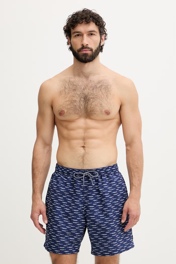 Hackett London plavecké šortky pánske tmavomodrá HMB100030