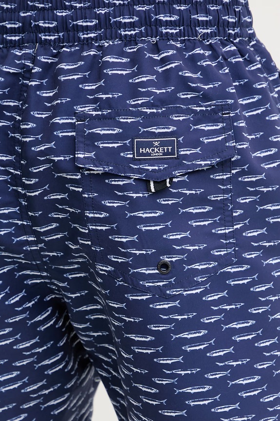 Hackett London plavecké šortky pánske tmavomodrá HMB100030