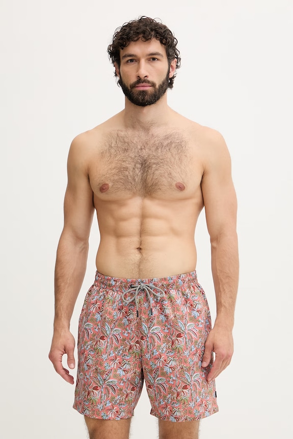 Hackett London plavecké šortky pánske oranžová HMB100032