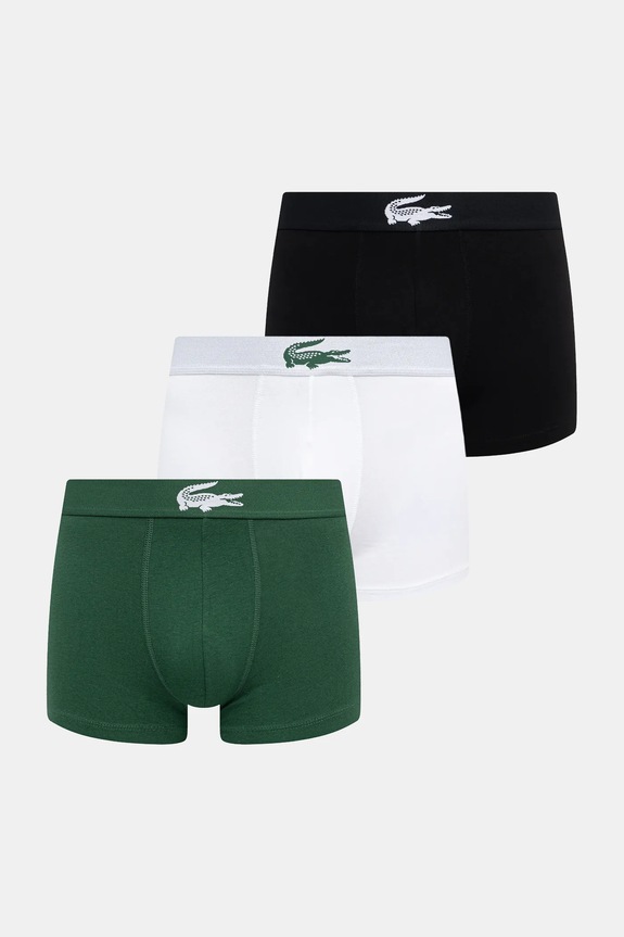Боксерки Lacoste (3 броя) трикотаж зелен 5H5441