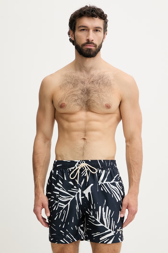 Barbour szorty kąpielowe męskie Edenwood granatowy MSW0099