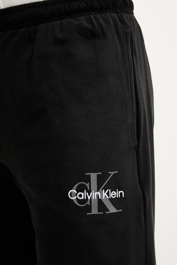 Calvin Klein Underwear pyžamové šortky pánske čierna LV00NM2973
