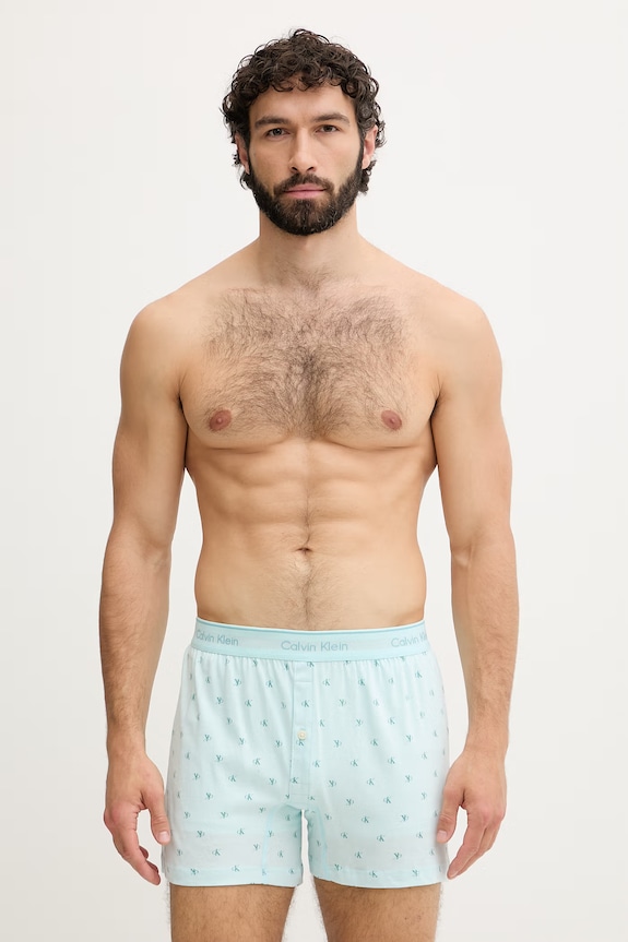 Calvin Klein Underwear boxeri pentru bărbați, din bumbac pachet de 3 verde 000NB4005A
