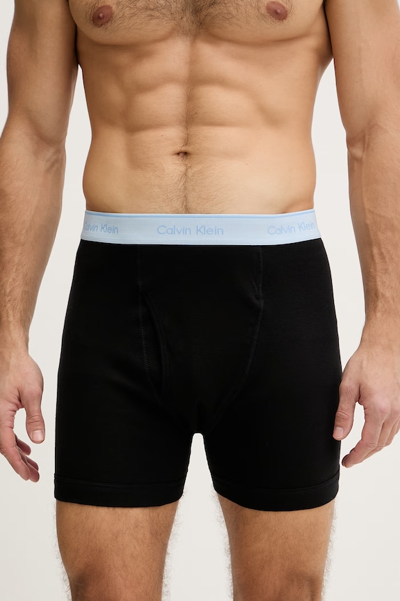 Calvin Klein Underwear boxerky pánske bavlnené 5-pak LV00NB1429 čierna SS26