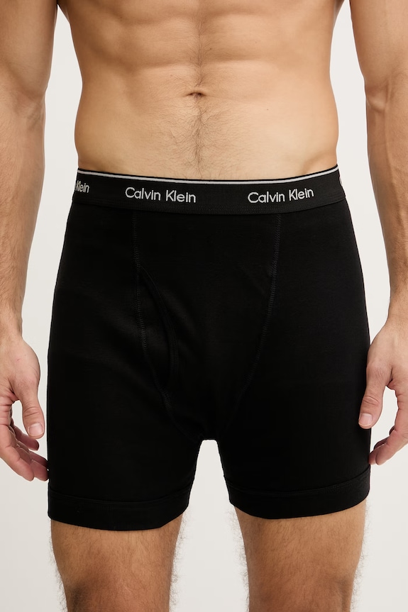 Calvin Klein Underwear boxerky pánske bavlnené 5-pak LV00NB1429 čierna