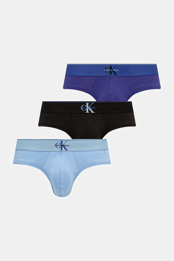 Calvin Klein Underwear slipy pánske 3-pack modrá LV00NB4471