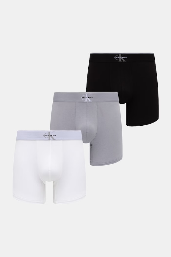 Calvin Klein Underwear boxerky pánske 3-pak biela LV00NB4472