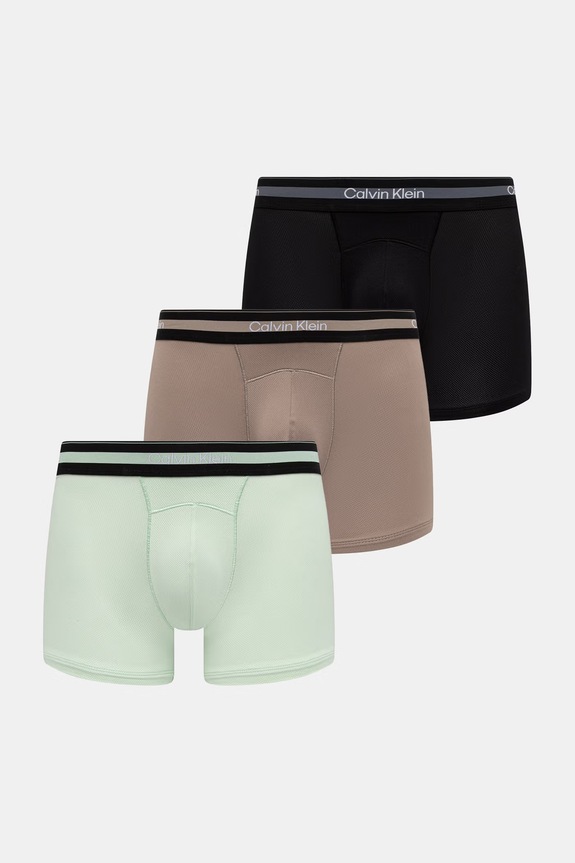 Calvin Klein Underwear boxerky pánske 3-pak hnedá LV00NB4536