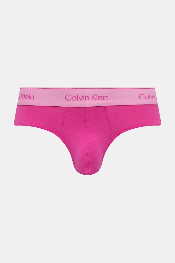 Calvin Klein Underwear slipy męskie bawełniane z elastanem 5-pack LV00NB4549 żółty SS26
