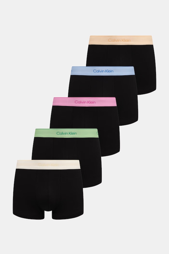 Calvin Klein Underwear bokserki dopasowane męskie 5-pack czarny LV00NB4550