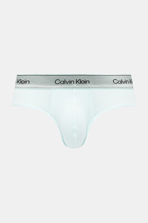 Calvin Klein Underwear slipy pánske s bavlnou 3-pak zelená LV00NB4574