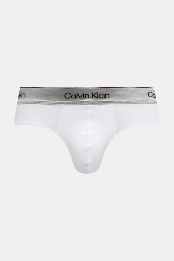 Calvin Klein Underwear slipy męskie z bawełną 3-pack LV00NB4574 szary SS26