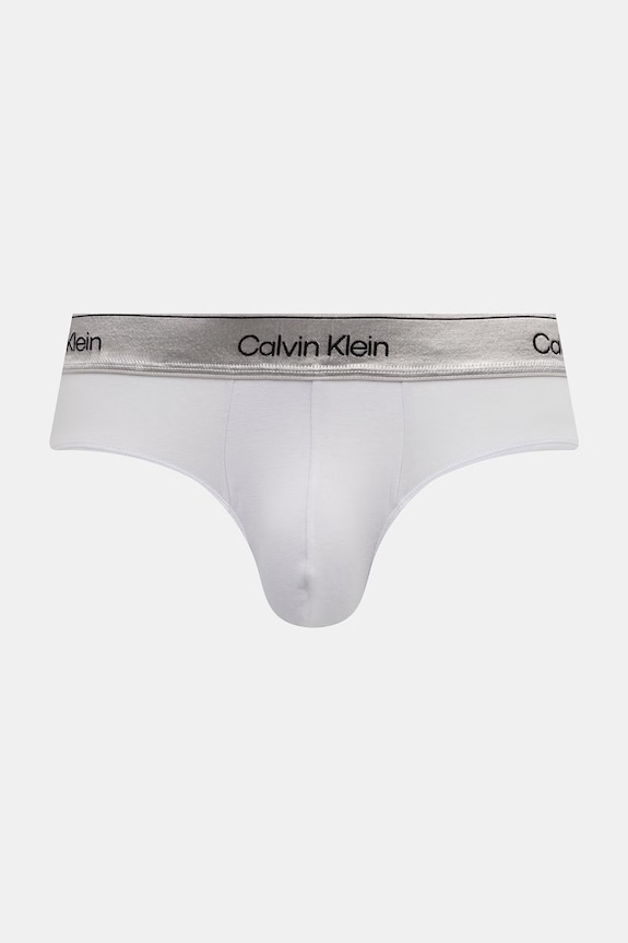 Odzież Calvin Klein Underwear slipy męskie z bawełną 3-pack LV00NB4574 szary