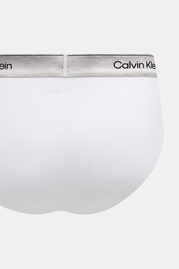 Calvin Klein Underwear slipy męskie z bawełną 3-pack LV00NB4574 szary