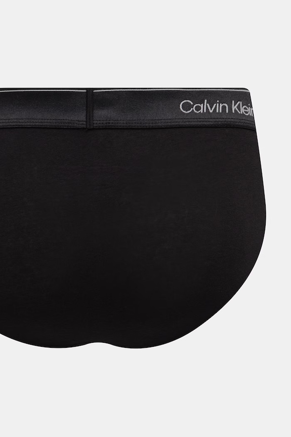 Odzież Calvin Klein Underwear slipy męskie z bawełną 3-pack LV00NB4574 czarny
