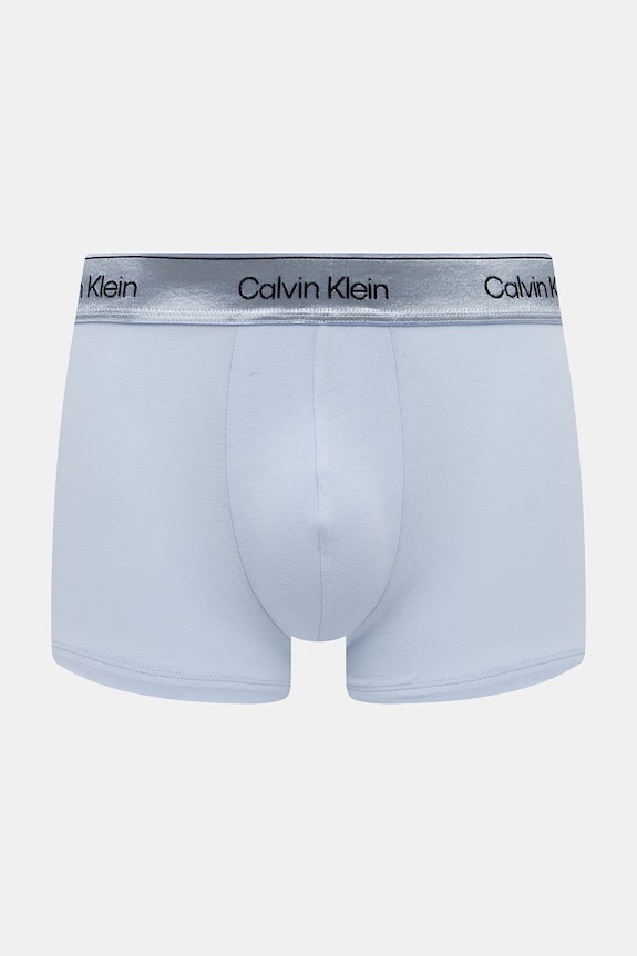 Calvin Klein Underwear boxerky pánske bavlnené s elastanom 3-pak LV00NB4575 modrá SS26
