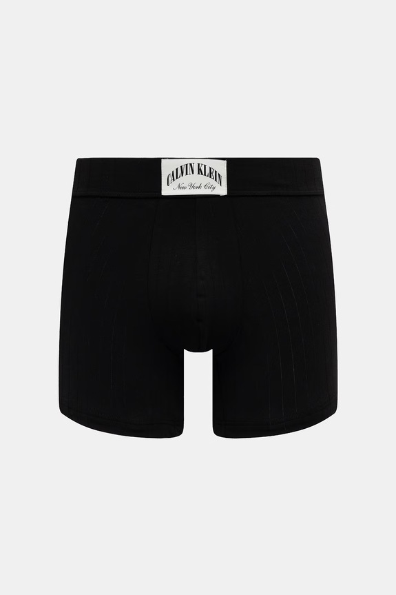 Calvin Klein Underwear priliehavé boxerky pánske bavlnené s elastanom čierna LV00NB4504