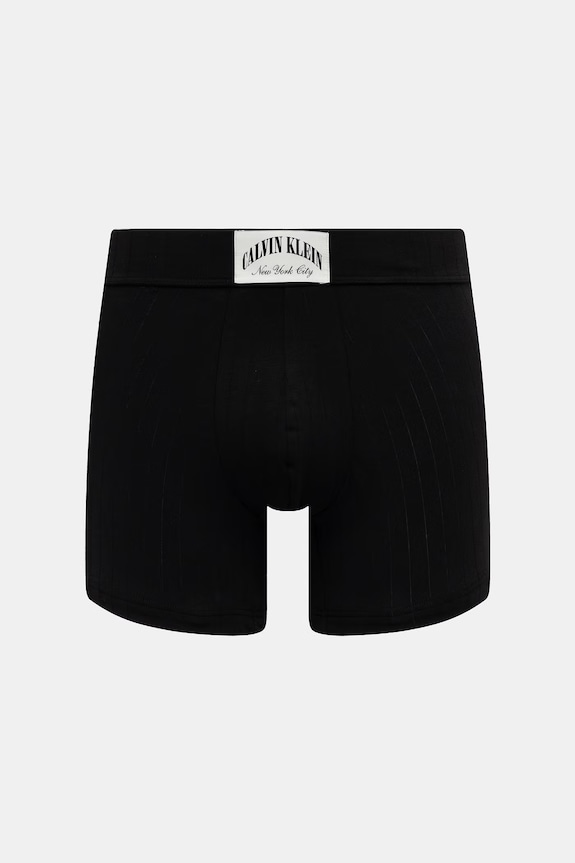Calvin Klein Underwear priliehavé boxerky pánske bavlnené s elastanom čierna LV00NB4504