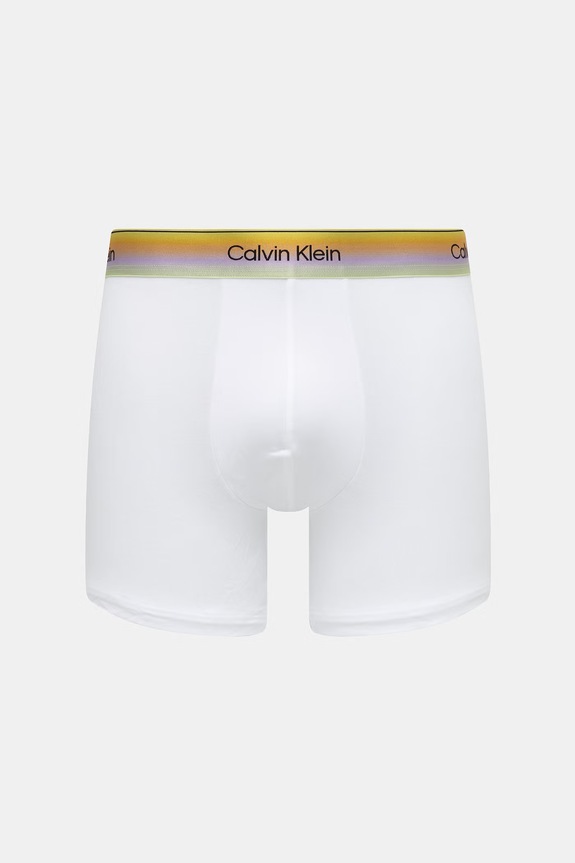 Calvin Klein Underwear priliehavé boxerky pánske biela LV00NB4590