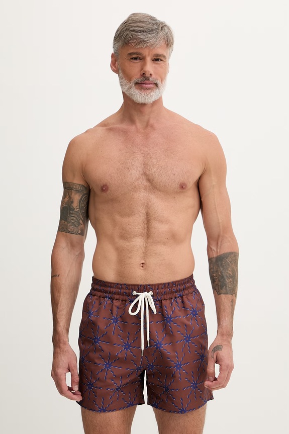 Frescobol Carioca pantaloni scurți de baie pentru bărbați maro 2798.948